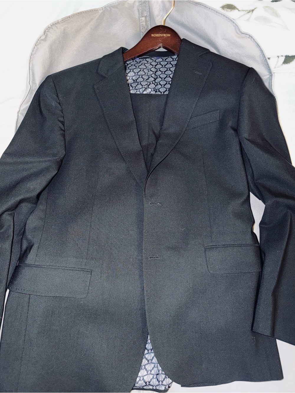 Ted Baker Black Trim Fit suit